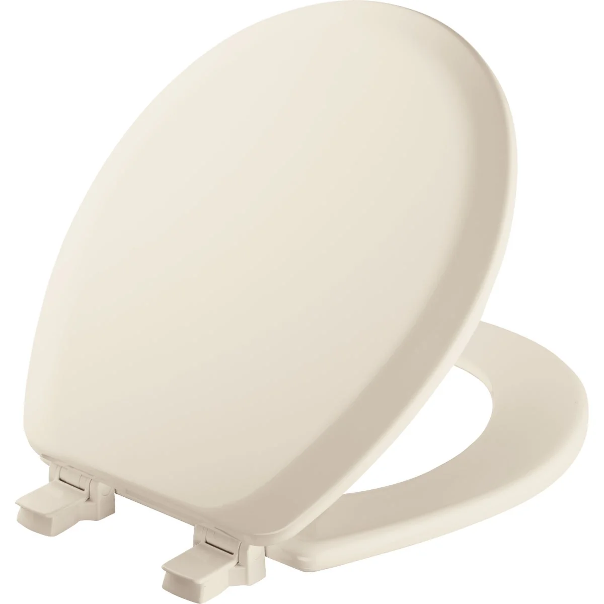 Efficient Mayfair Advantage Round Closed Front Biscuit Wood Toilet Seat First-Class
