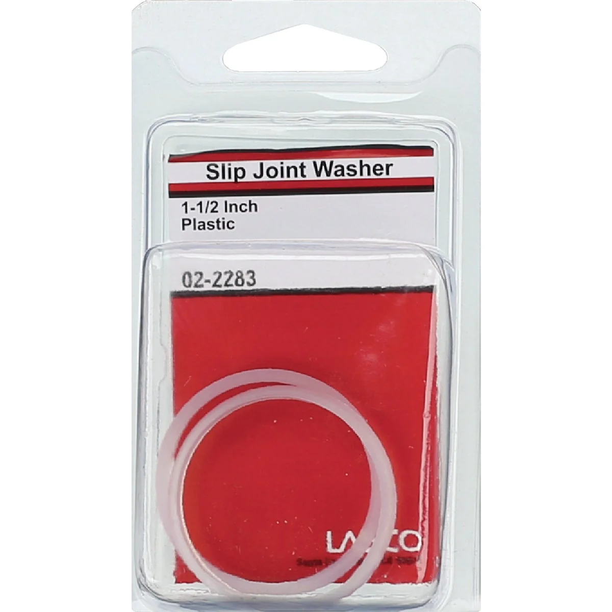 Lightweight Lasco 1-1 2 In. White Plastic Poly Slip Joint Washer 2-Pack User-Friendly