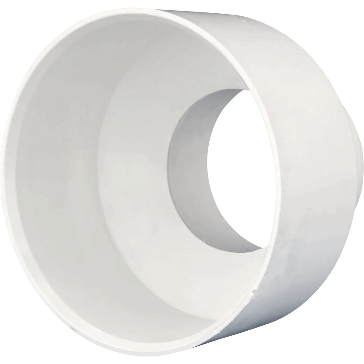 Pure Charlotte Pipe 4 In. Sch 40 Hub x 3 In. Sch 30 Hub DWV 600 Series PVC Coupling Certified