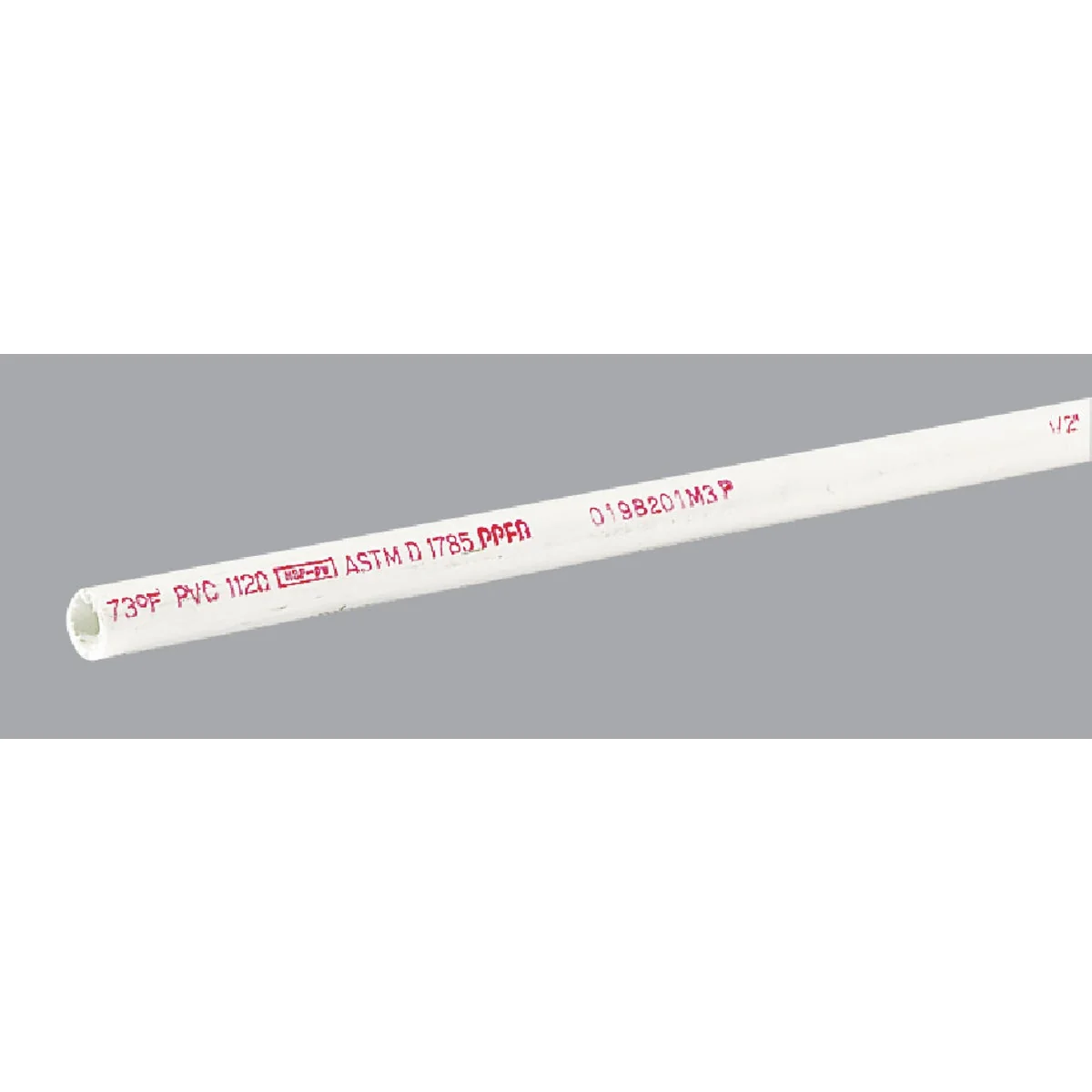Long-Lasting Charlotte Pipe 1 2 In. x 20 Ft. Cold Water Schedule 40 PVC Pressure Pipe Belled End Luxury