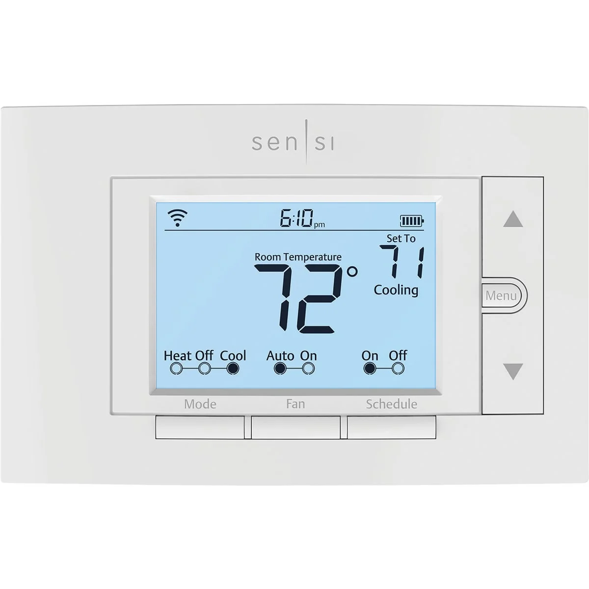 Innovative Emerson Sensi WiFi Programmable White Digital Thermostat High-Quality