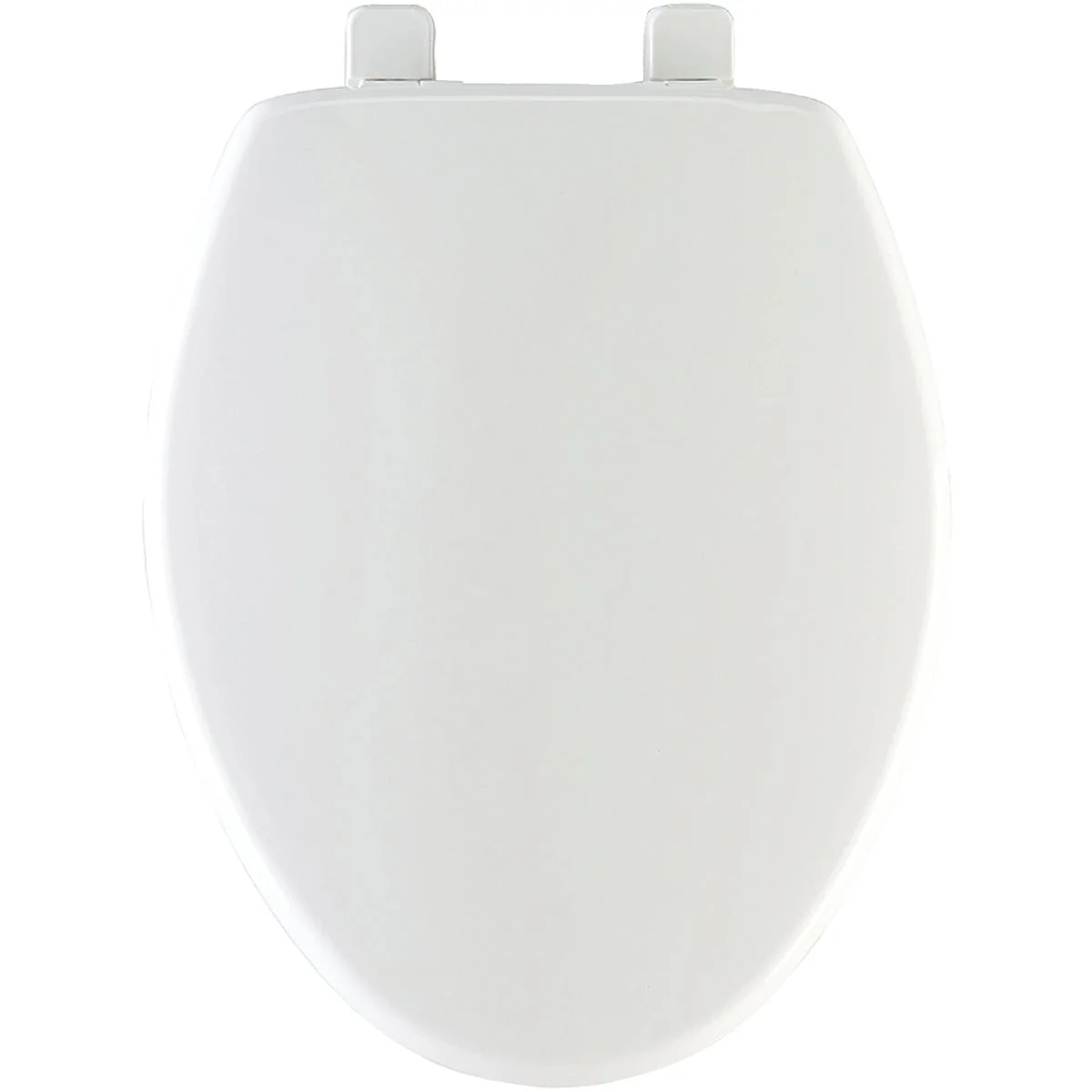 Contemporary Mayfair Elongated Closed Front Slow Close White Plastic Toilet Seat Classic