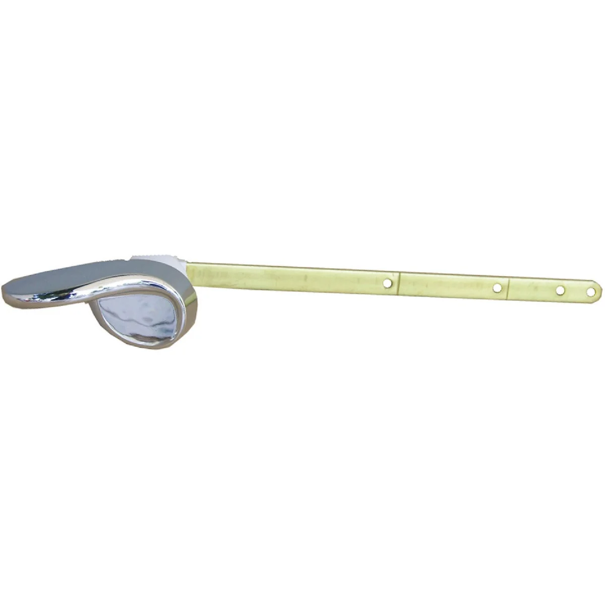 Fine Crafted Lasco Universal Fit Chrome Plated Plastic Tank Lever with Brass Arm Contemporary