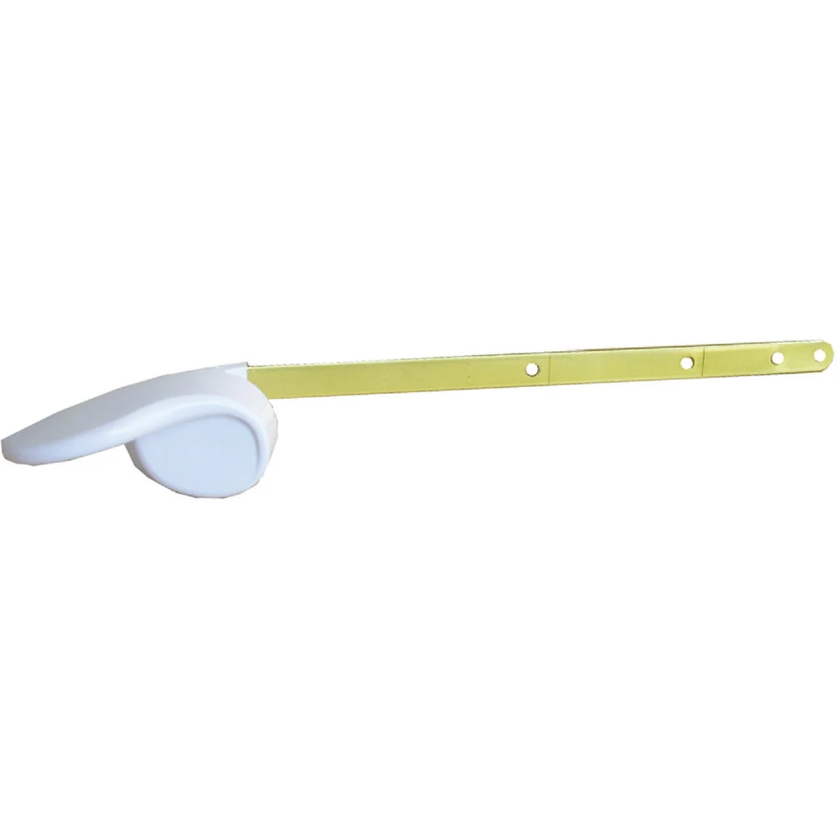 Verified Lasco White Tank Lever with Brass Flat Arm Certified