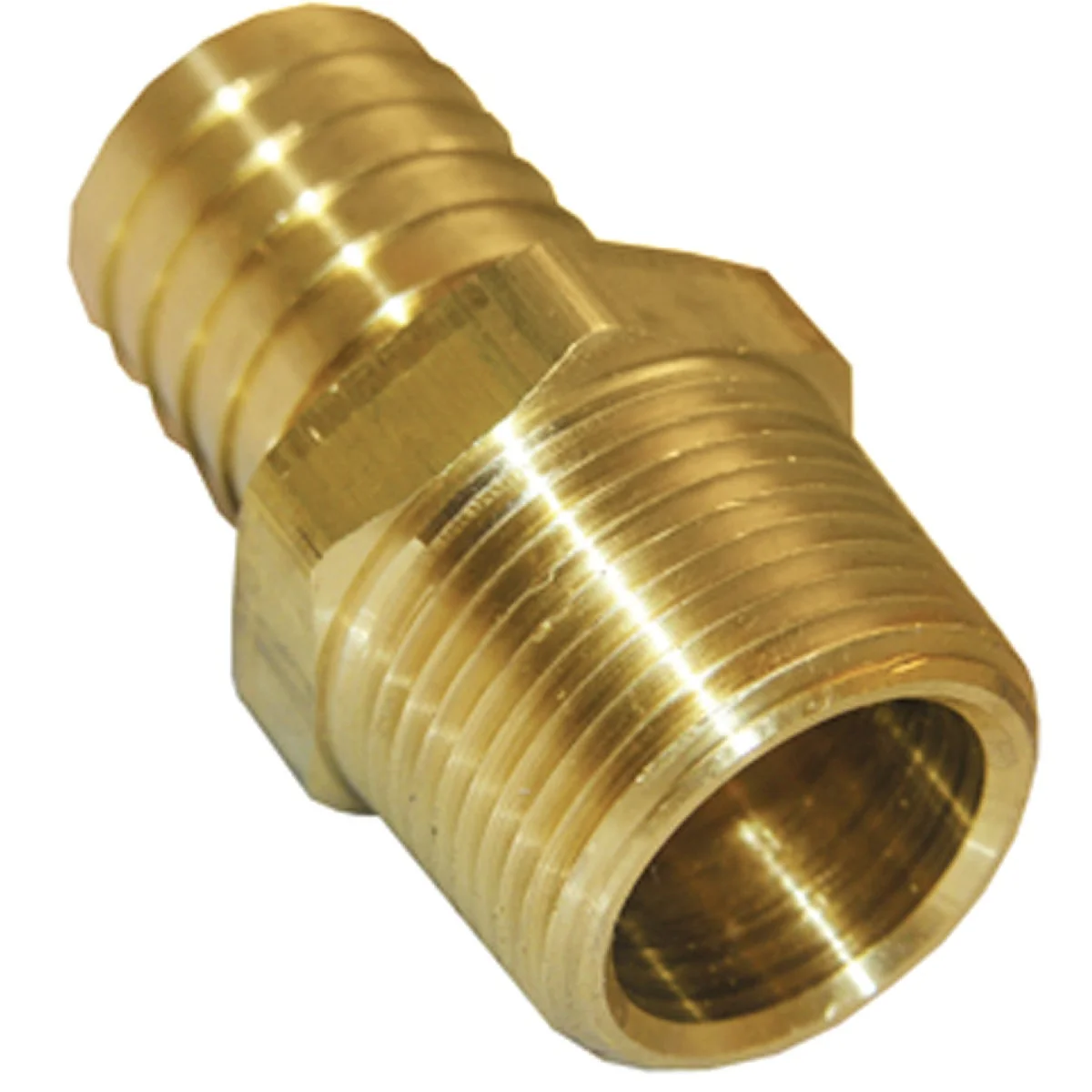 Green Lasco 3 8 In. MPT x 5 8 In. Brass Hose Barb Adapter Reliable