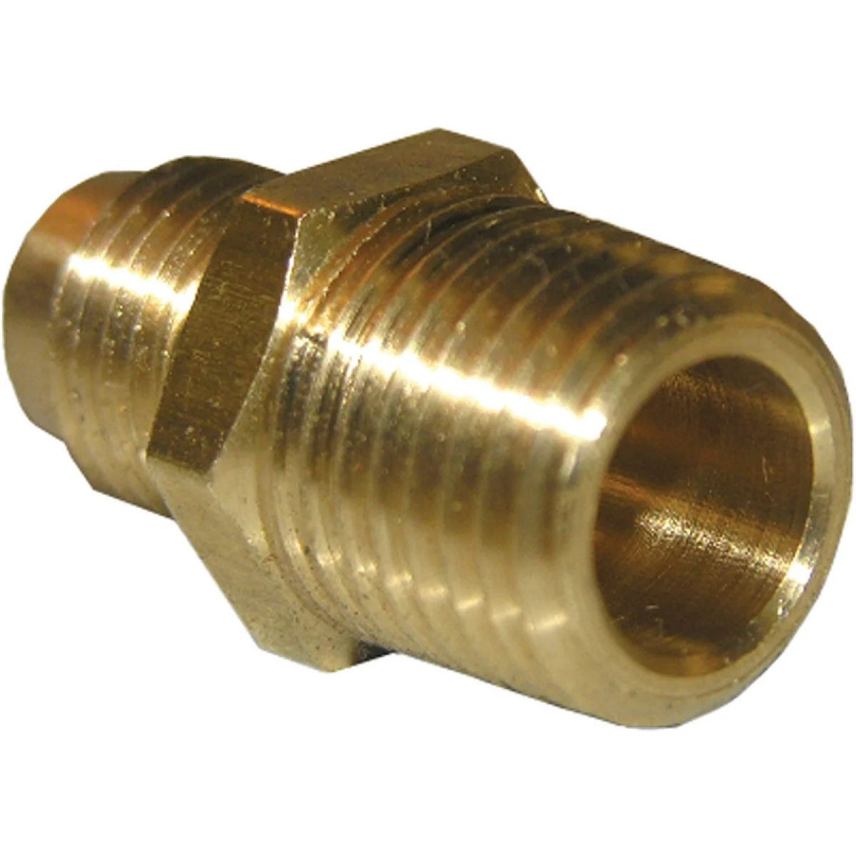 Exclusive Lasco 1 4 In. M x 1 8 In. MPT Brass Flare Adapter Refined