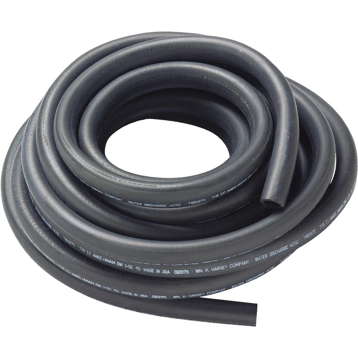 Easy-to-Use Harvey 7 8 In. x 50 Ft. Reinforced Coil Dishwasher Drain Hose Fine Crafted
