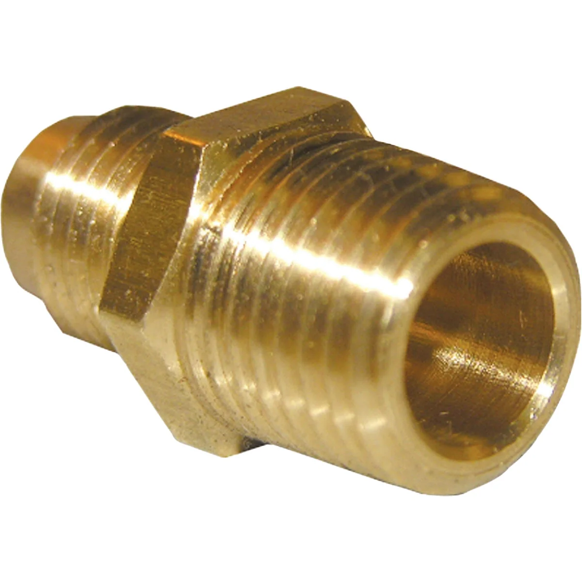 Clean Lasco 1 4 In. M x 1 4 In. MPT Brass Flare Adapter Organic