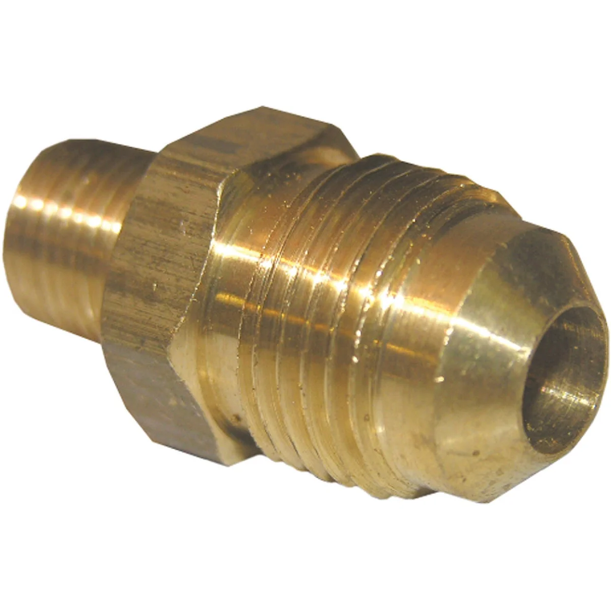 Versatile Lasco 3 8 In. M x 1 8 In. MPT Brass Flare Adapter Superior