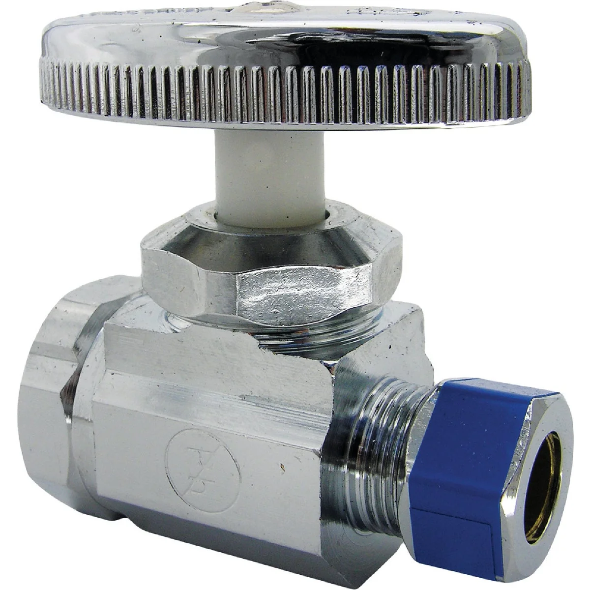 Premium Material Lasco 1 2 In. FIP Inlet x 3 8 In. Compression Outlet Brass Straight Stop Valve Specialty
