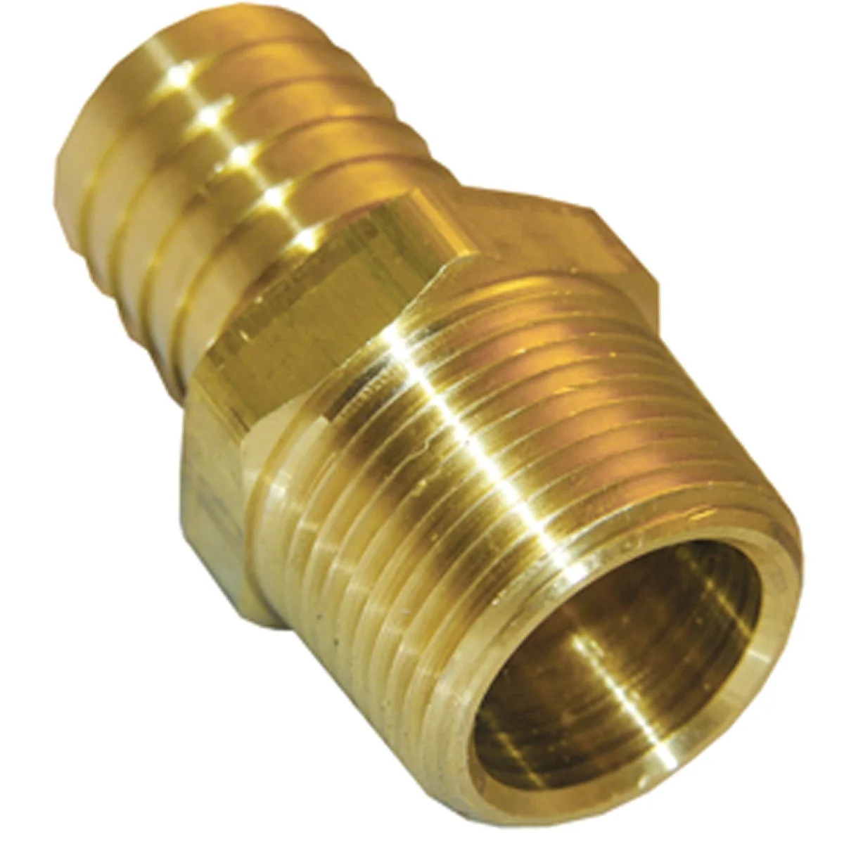 Responsible Lasco 3 4 In. MPT x 3 4 In. Brass Hose Barb Adapter Contemporary