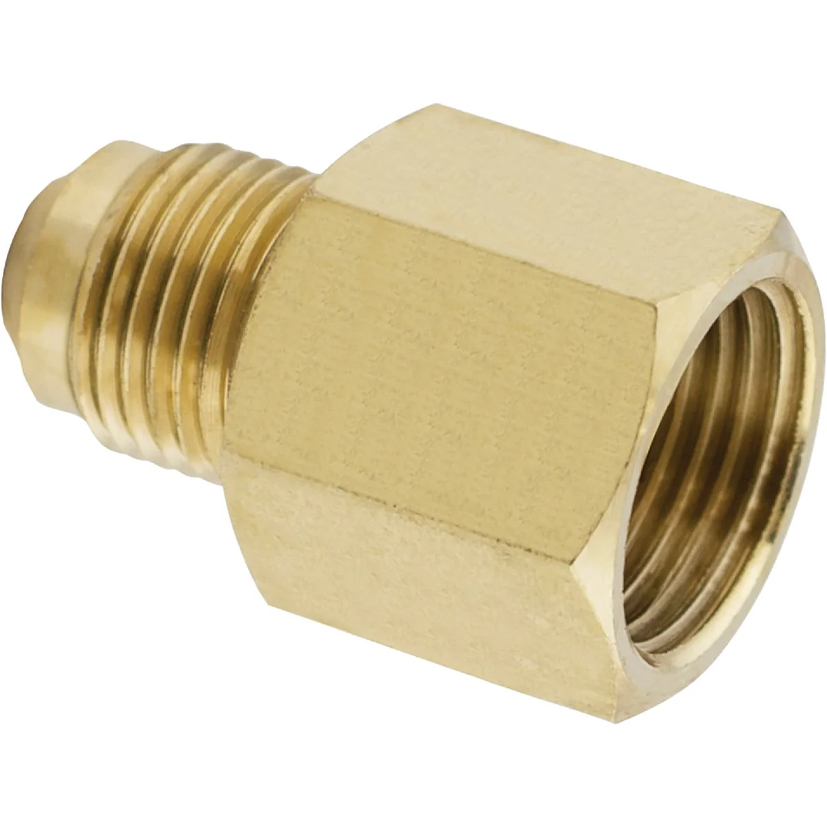 Smart Lasco 1 2 In. F x 3 8 In. M Brass Flare Adapter Premium
