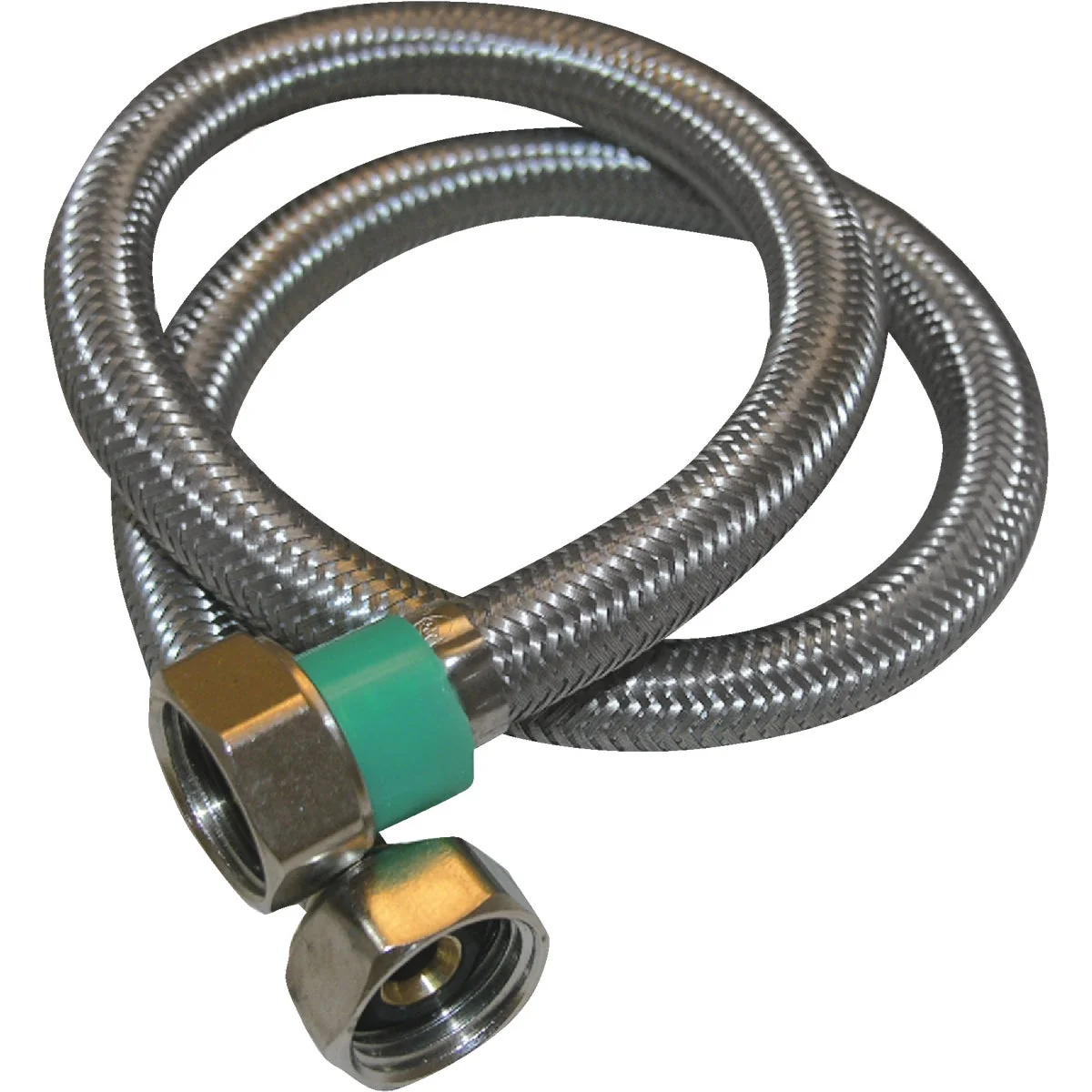 Minimalist Lasco 1 2 In. IPS x 1 2 In. IPS x 30 In. L Braided Stainless Steel Flex Line Faucet Connector Enhanced