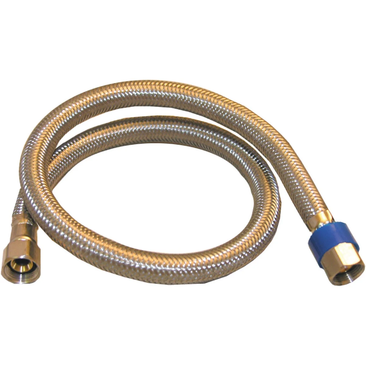 Flexible Lasco 3 8 In.C x 3 8 In.C x 24 In. L Braided Stainless Steel Flex Line Appliance Water Connector Fine