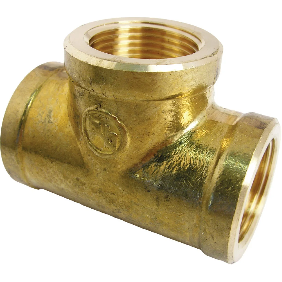 Verified Lasco 3 4 In. FPT Yellow Brass Tee Artisan
