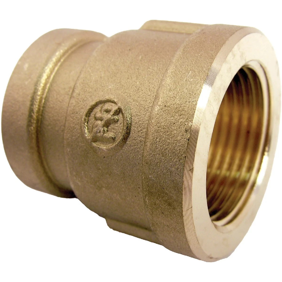 Original Design Lasco 3 4 In. FPT x 1 2 In. FPT Red Brass Reducing Bell Coupling Lightweight