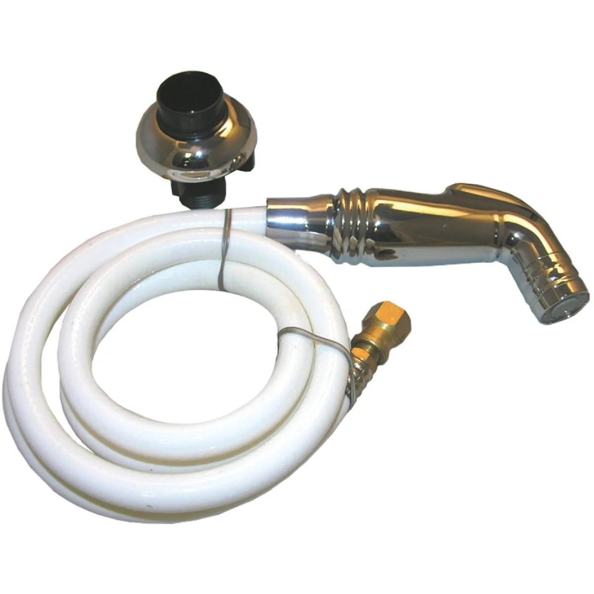 Elegant Lasco 48 In. Chrome Spray Head with Hose Sprayer Elite