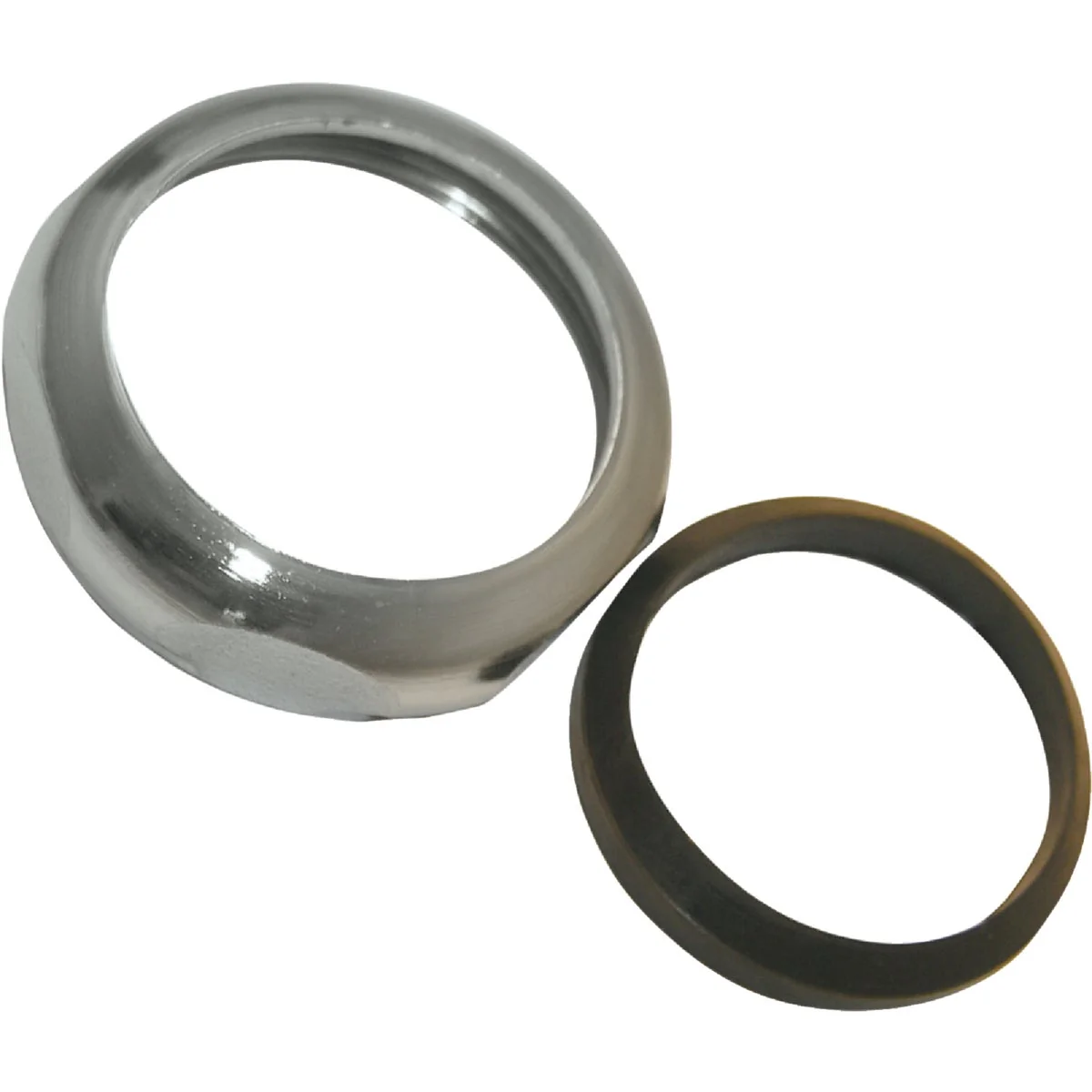 Minimalist Lasco 1-1 2 In. x 1-1 2 In. Chrome Plated Slip Joint Nut and Washer Convenient