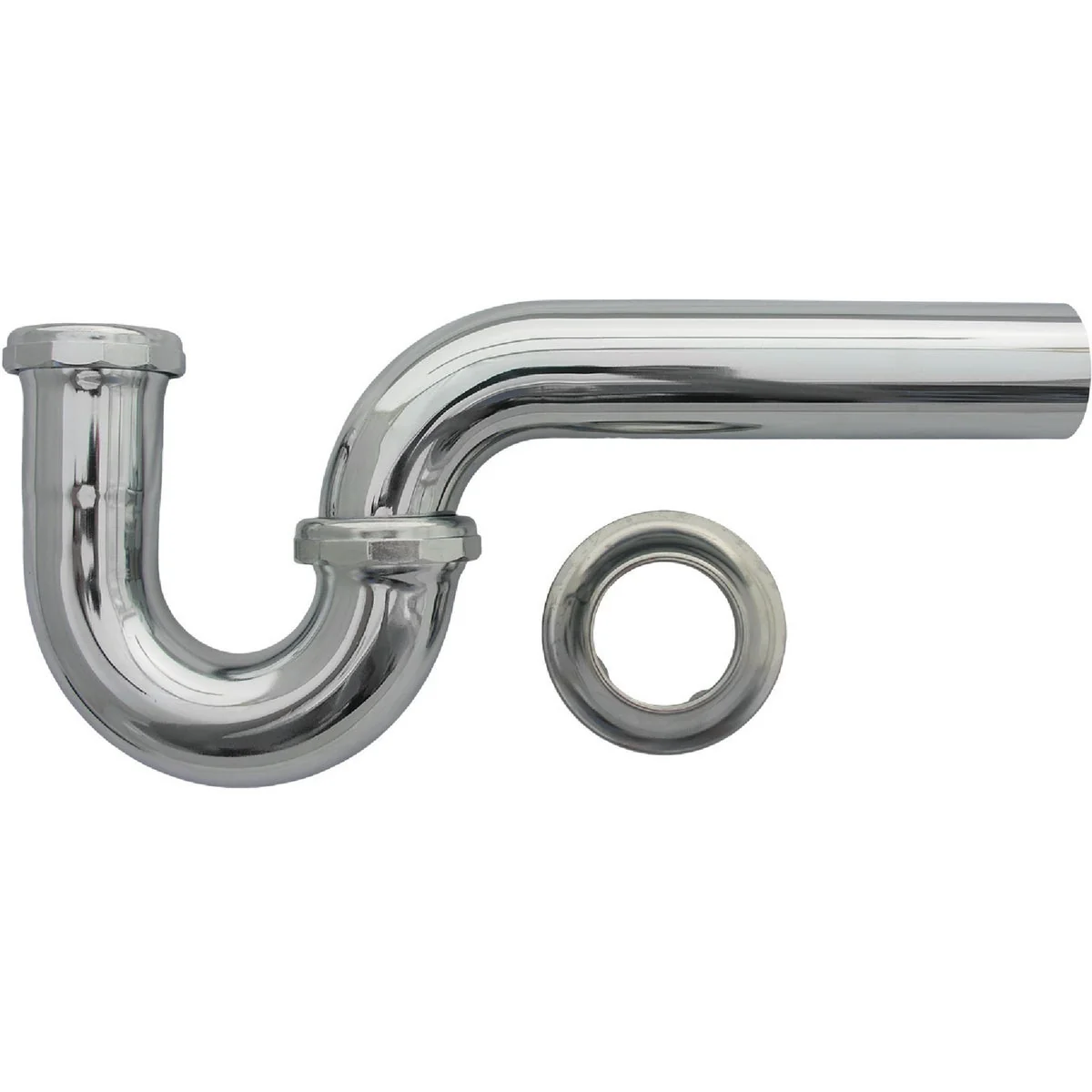 Organic Lasco 1-1 2 In. Chrome Plated P-Trap Practical
