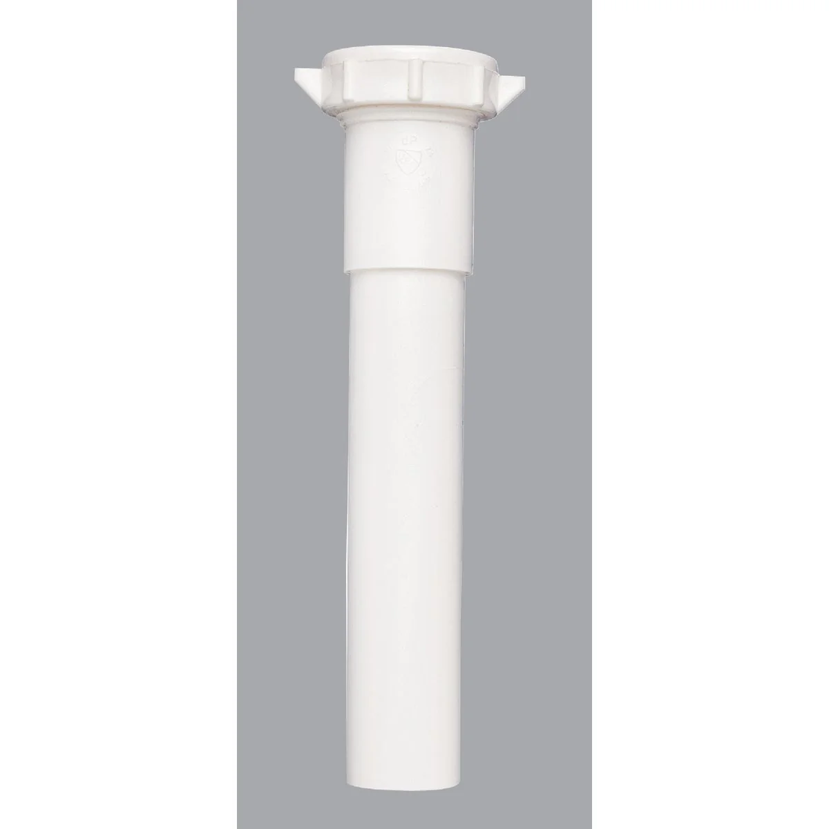Optimized Do it 1-1 2 In. x 12 In. White Plastic Extension Tube Superior