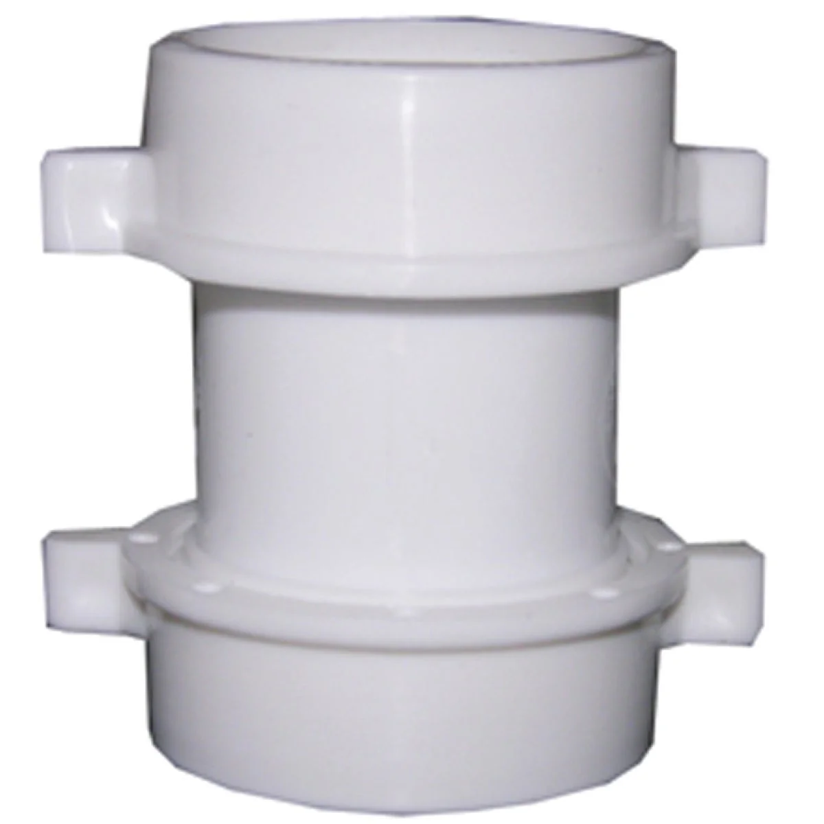 Official Lasco 1-1 2 In. x 1-1 2 In. Straight Double Slip Joint Extension PVC Coupling Long-Lasting