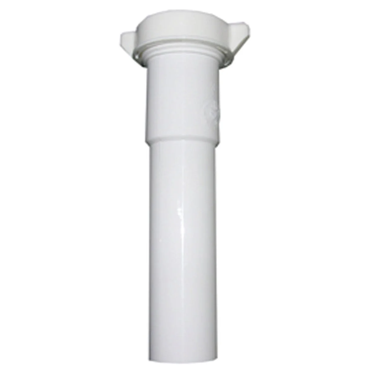 Elite Lasco 1-1 2 In. OD x 8 In. White Plastic Extension Tube Stylish