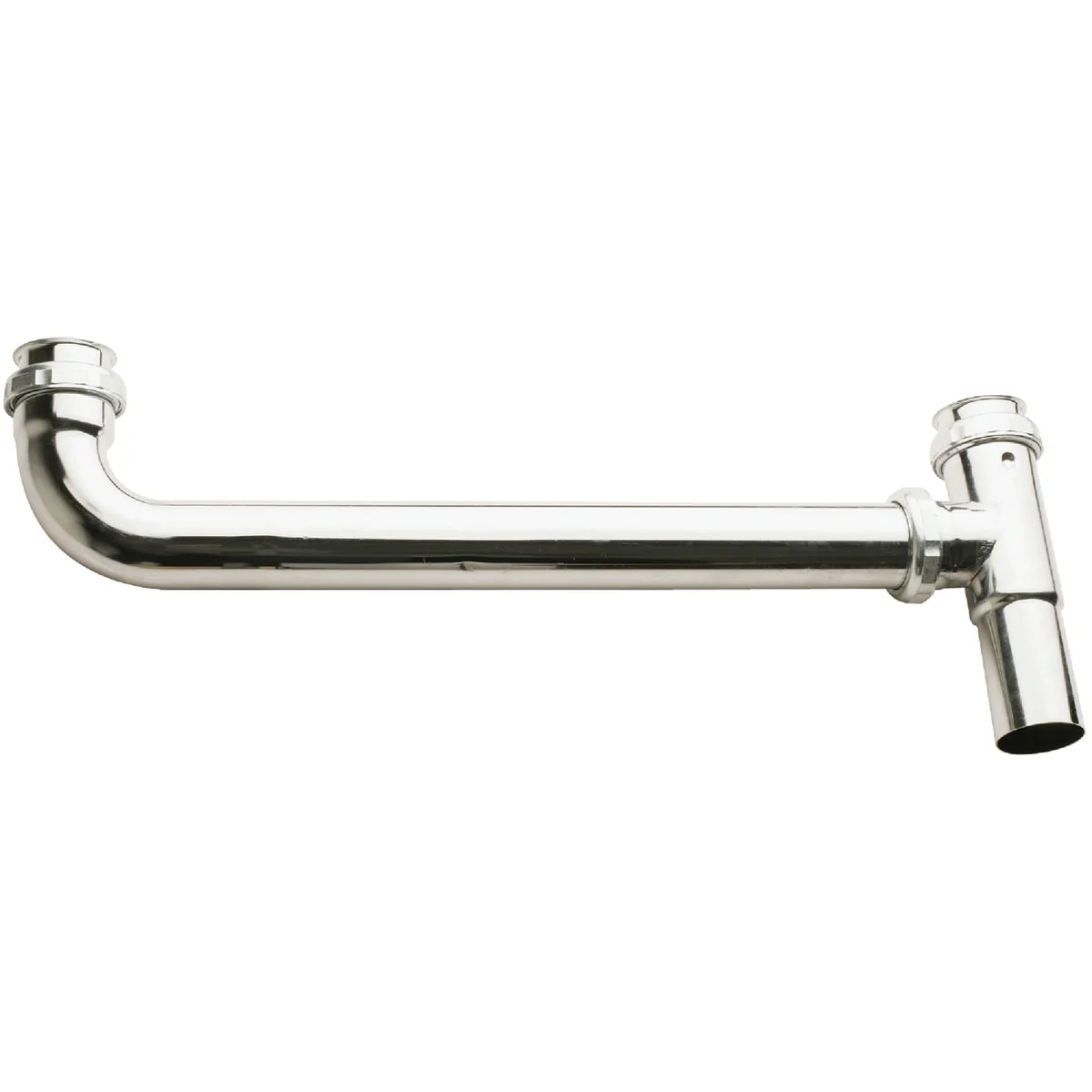 Elegant Do it 1-1 2 In. x 16 In. Satin Nickel End Outlet Waste Green