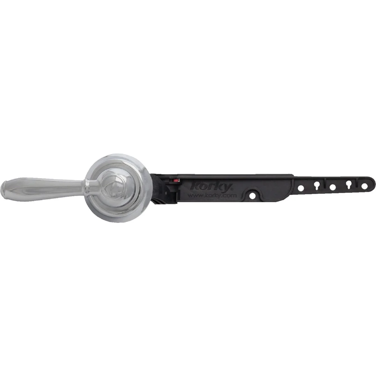 Premium Material Korky StrongARM Universal Chrome Tank Lever with Faucet Style Handle Selected