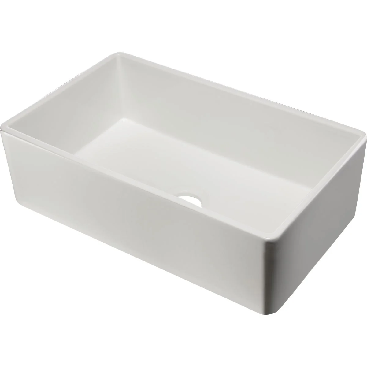 Sophisticated Elkay Single Bowl 29-7 8 In. x 19-3 4 In. x 10 In. Deep White Fireclay Farmhouse Kitchen Sink Undermount Organic