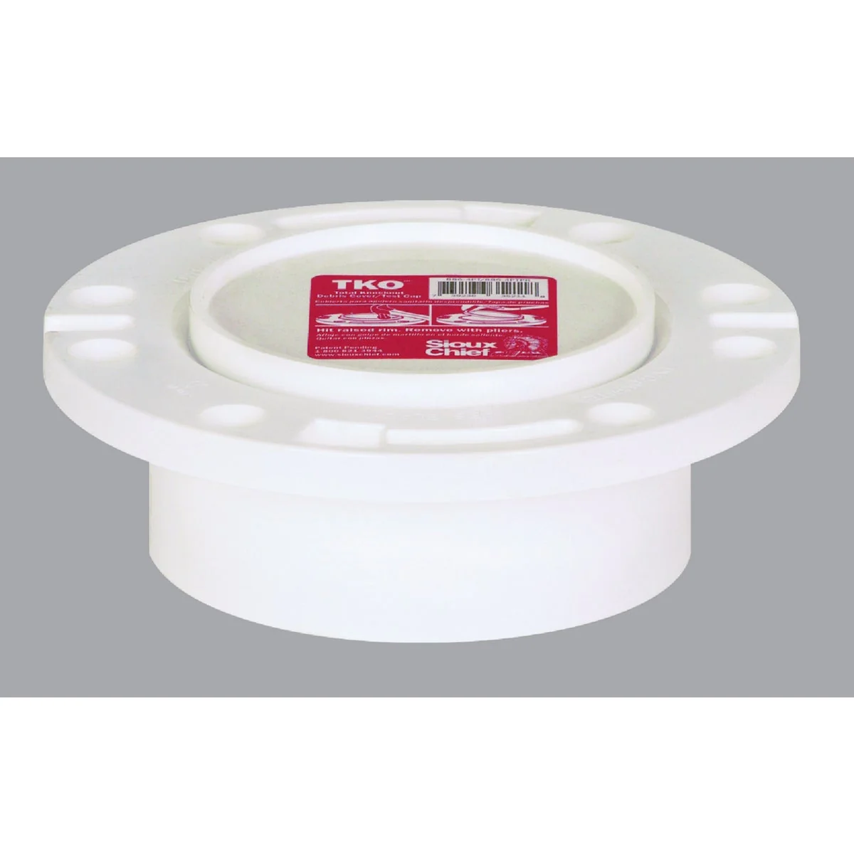 Top-Quality Sioux Chief 3 In. Hub Inside 4 In. Schedule 40 DWV PVC Closet Flange Next-Generation