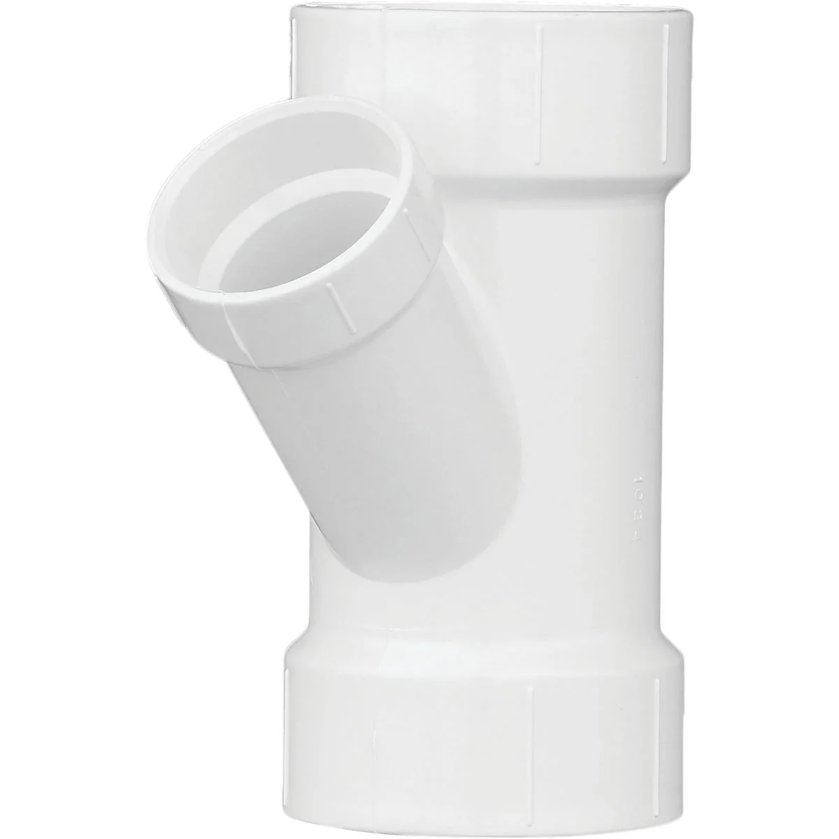 Genuine Charlotte Pipe 3 In. x 2 In. Schedule 40 DWV Reducing PVC Wye Easy-to-Use