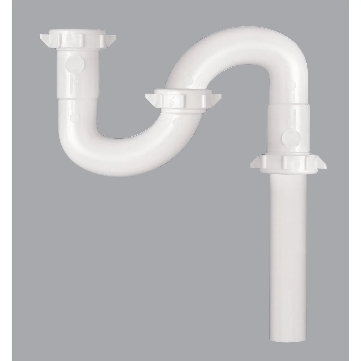 Flexible Do it 1-1 2 In. x 20-1 2 In. White Plastic S-Trap Soft