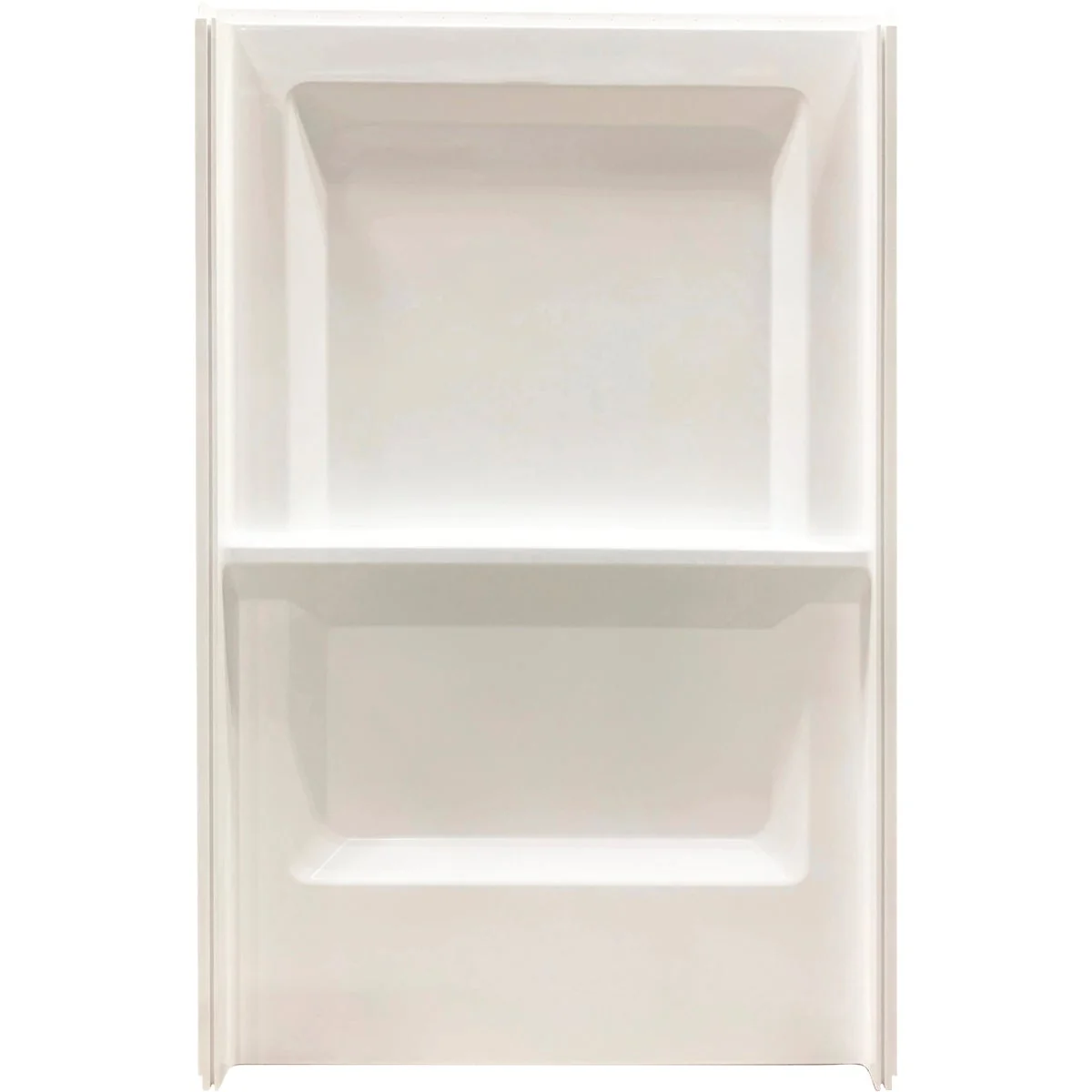 Elite Mustee Durawall Model 700 48 In. W x 34 In. D Back Shower Wall in White First-Class