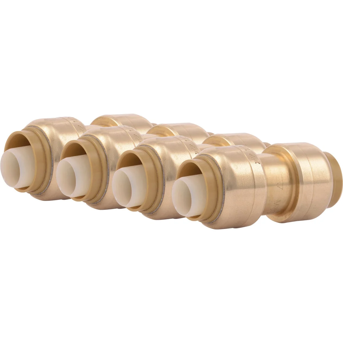 Innovative SharkBite 1 2 In. Push-to-Connect Straight Brass Coupling 4-Pack Consistent