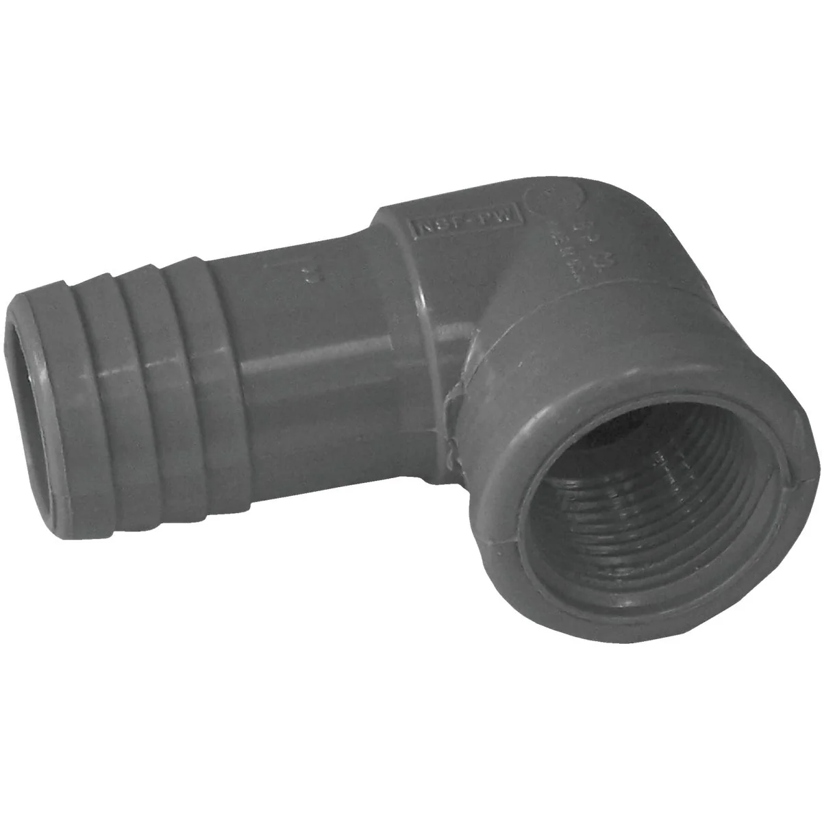 Professional Boshart 1 In. x 3 4 In. FIP 90 Deg. Reducing Polypropylene Insert Elbow 1 4 Bend Classic