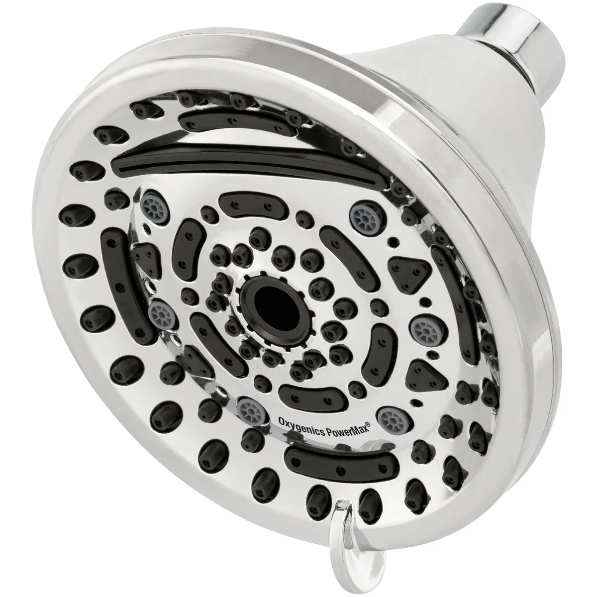 Practical Oxygenics PowerMax 9-Spray 1.8 GPM Fixed Showerhead Chrome Innovative