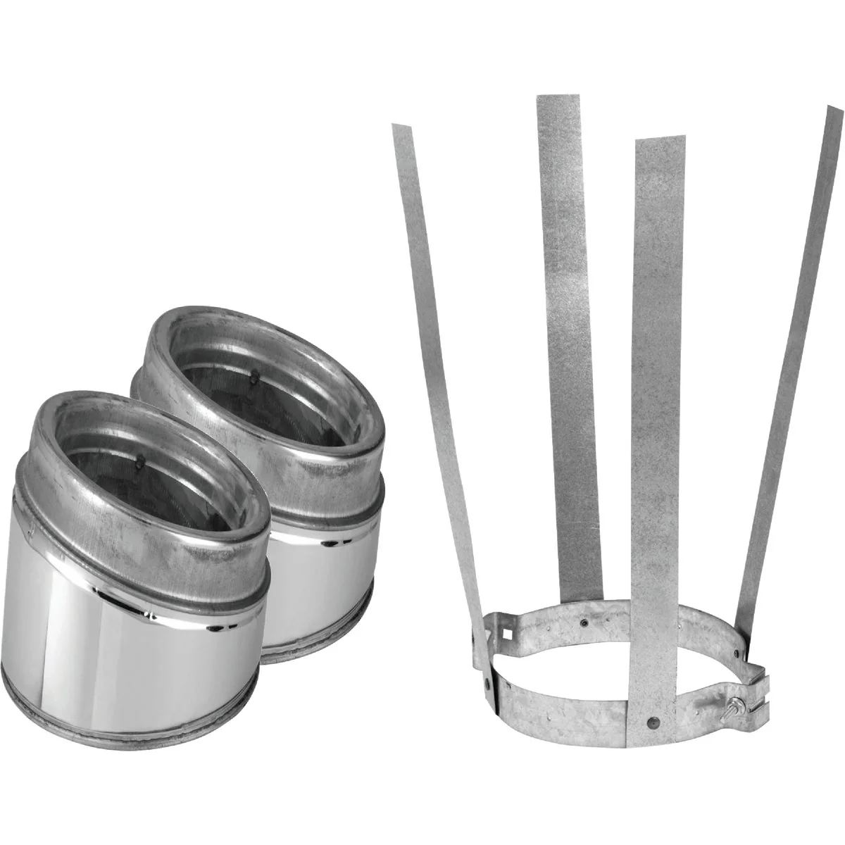 Original SELKIRK Sure-Temp 30 Degree 6 In. Stainless Steel Insulated Elbow Kit Contemporary