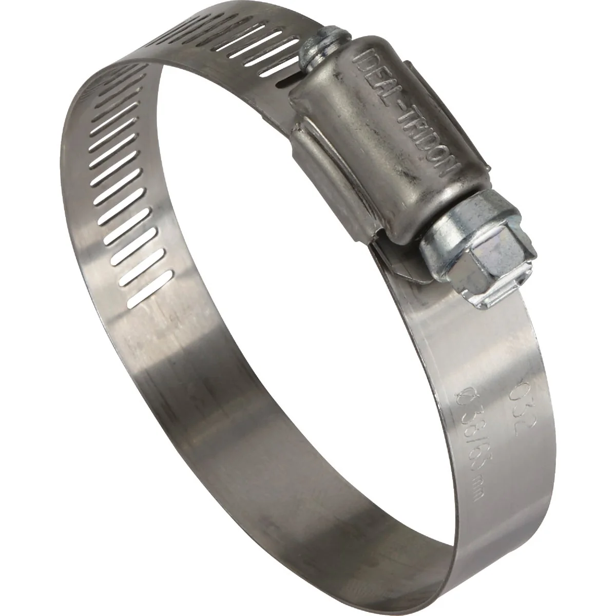 Specialty I 1-1 2 In. - 2-1 2 In. 57 Stainless Steel Hose Clamp with Zinc-Plated Carbon Steel Screw Minimalist