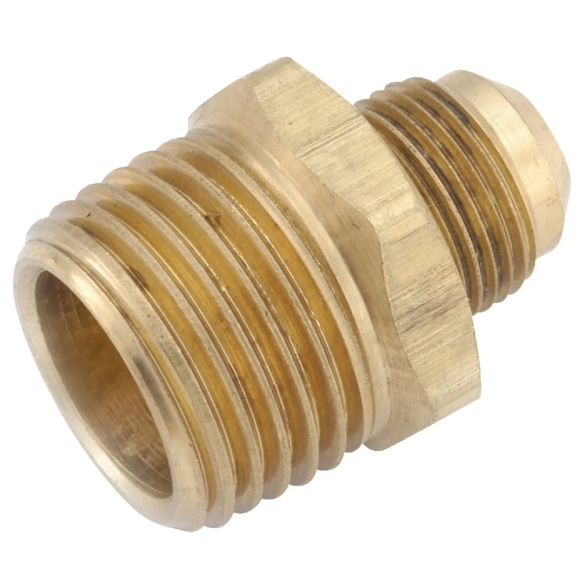 Responsible Anderson Metals 3 8 In. Flare x 3 8 In. Male Pipe Brass Flare Connector Breathable