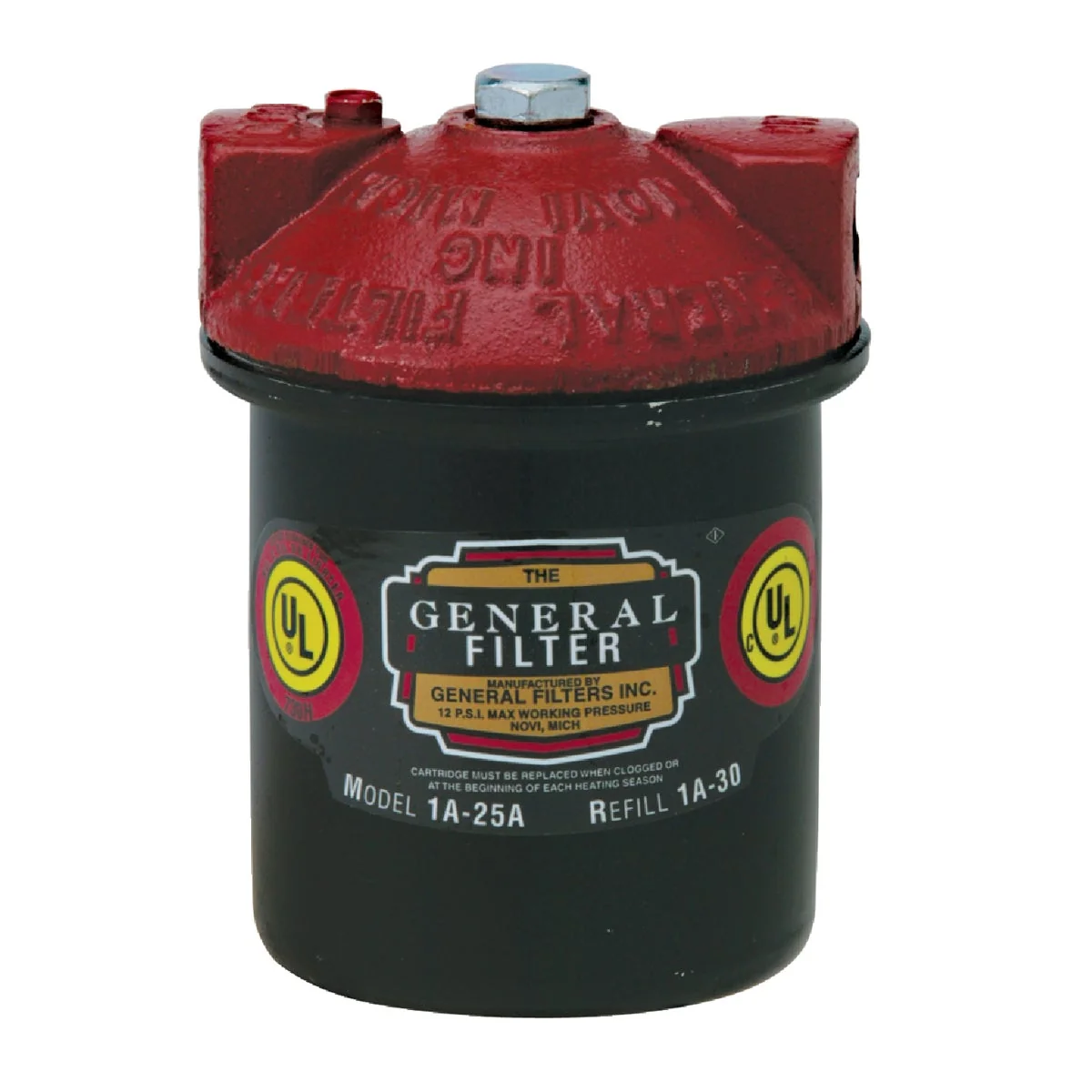 Minimalist General Filters 12 psi 3 8 In. NPT Fuel Oil Filter Convenient