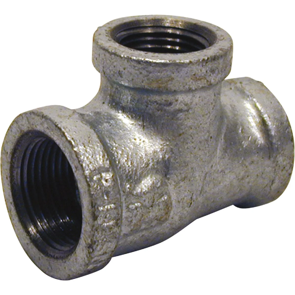 Specialty Southland 3 4 In. x 1 2 In. x 3 4 In. Malleable Iron Reducing Galvanized Tee Casual