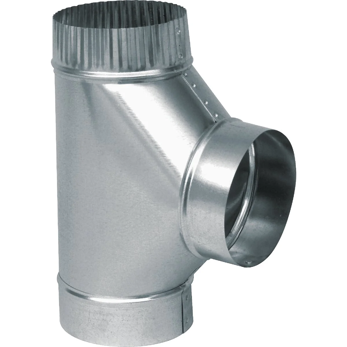 Safe Imperial 26 Ga. 8 In. Straight Galvanized Tee Fine