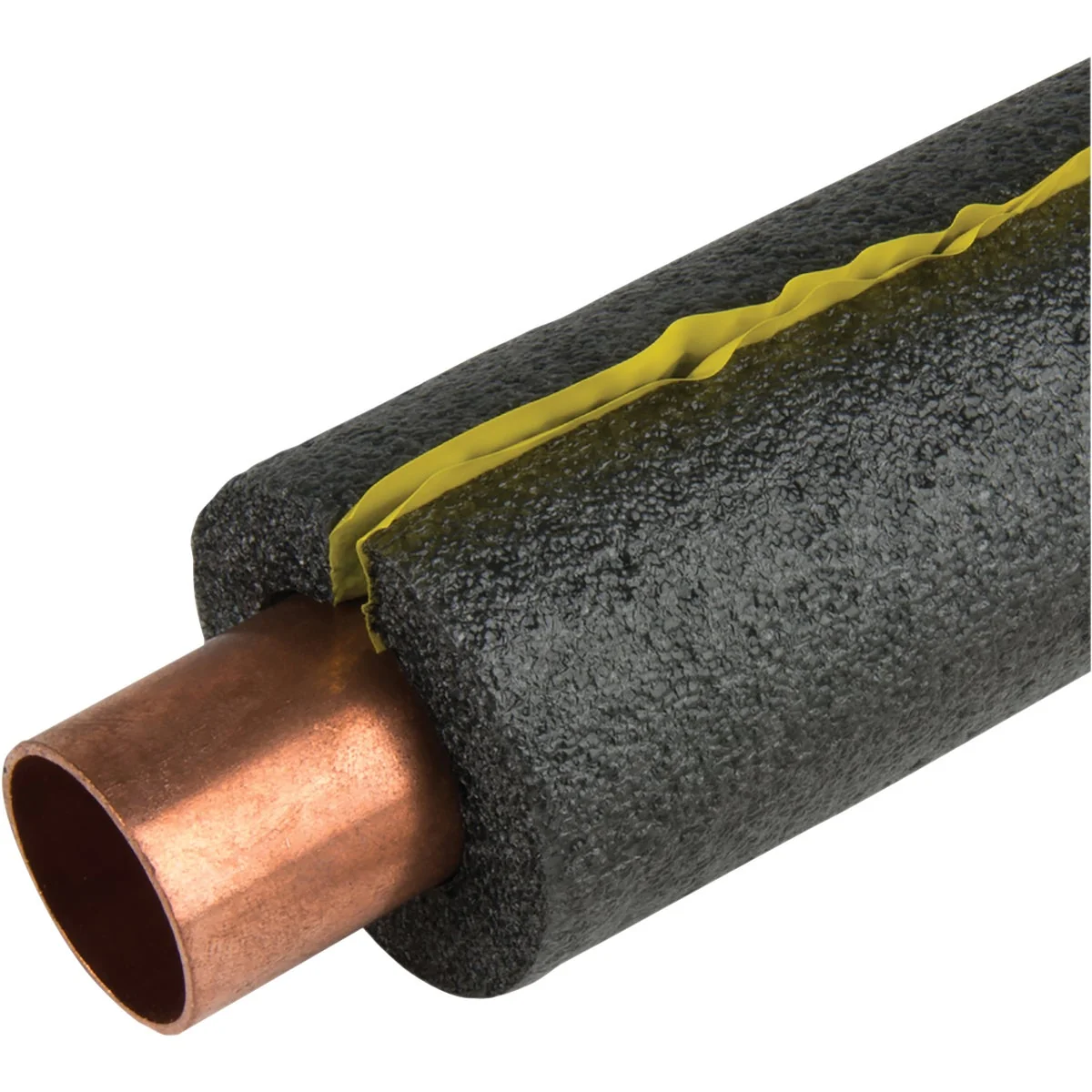 Healthy Tundra 1 2 In. Wall Self-Sealing Polyethylene Pipe Insulation Wrap 1 2 In. x 3 Ft. 4-Pack Fits Pipe Size 1 2 In. Copper 3 8 In. Iron High-Performance
