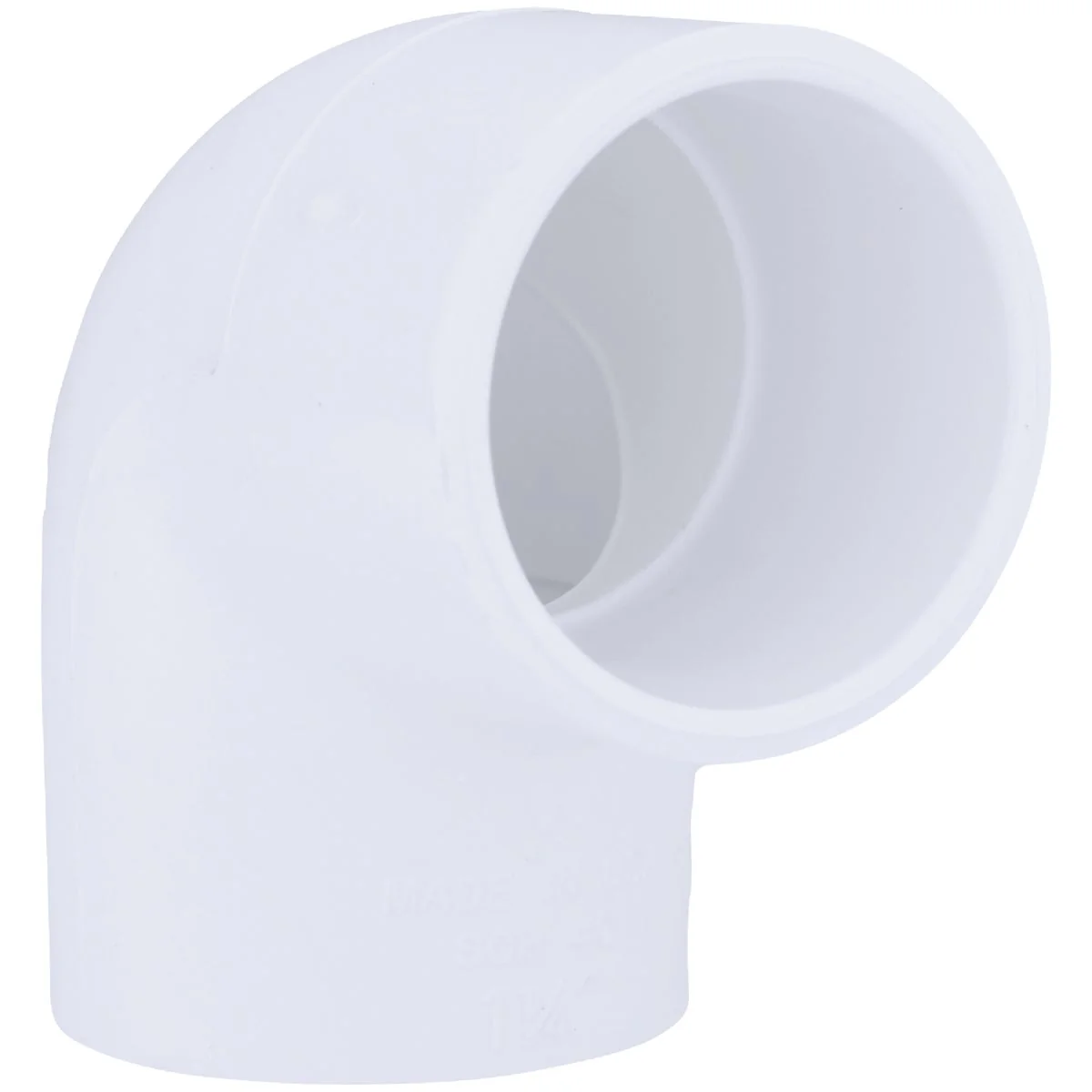 Traditional Charlotte Pipe 1-1 4 In. Slip x Slip Schedule 40 90 Deg. PVC Elbow 1 4 Bend Original Design