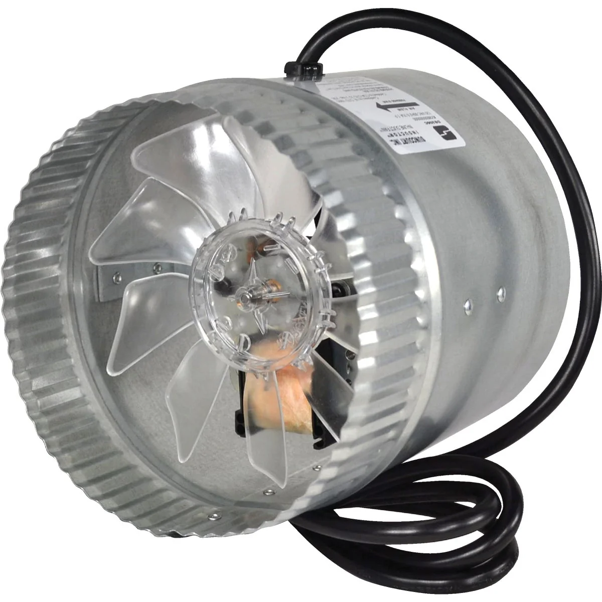 Expertly Made Suncourt 160 to 250 CFM 6 In. In-Line Duct Air Booster Fan Green
