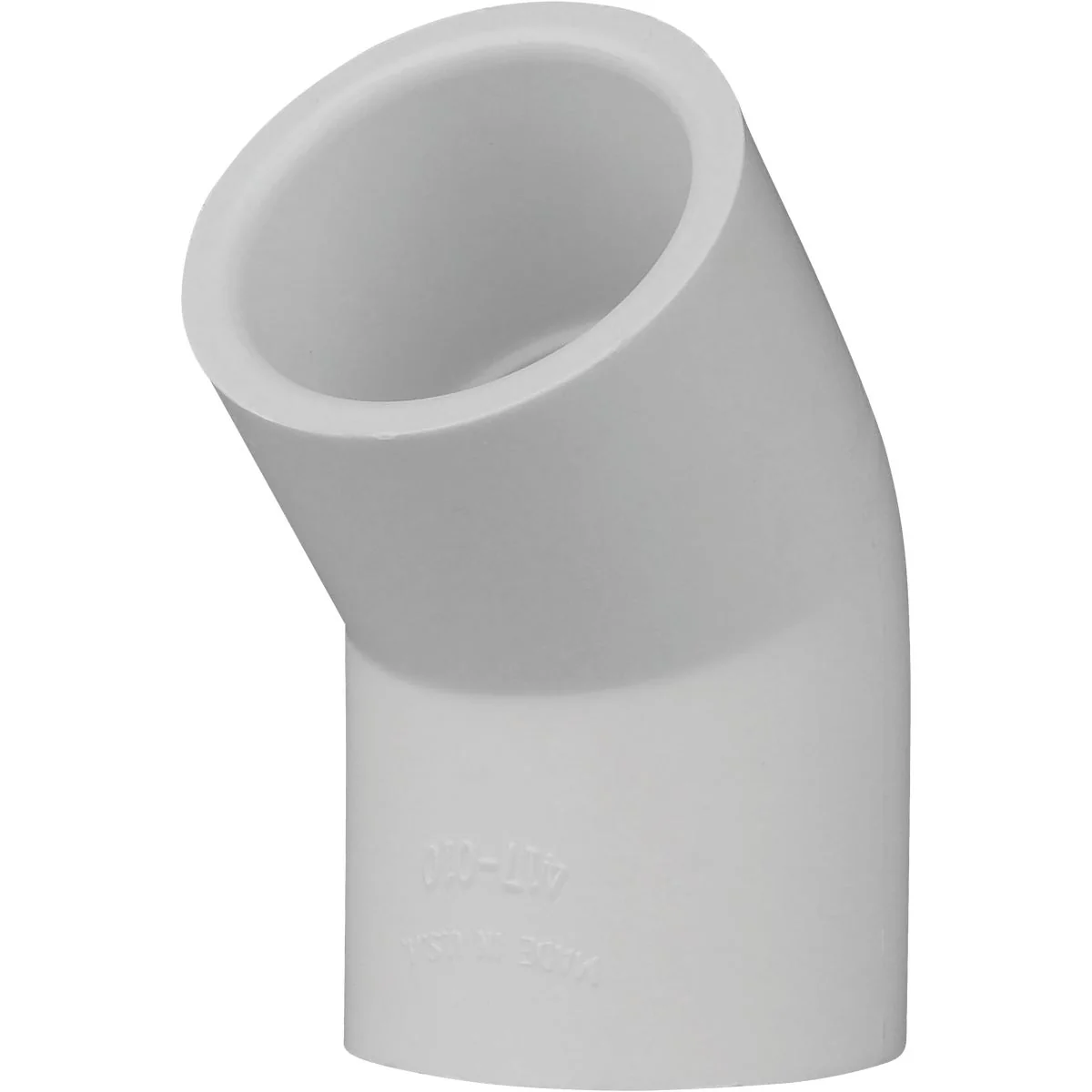 Modern Charlotte Pipe 1 In. Slip x Slip Schedule 40 45 Deg. PVC Elbow 1 8 Bend Original