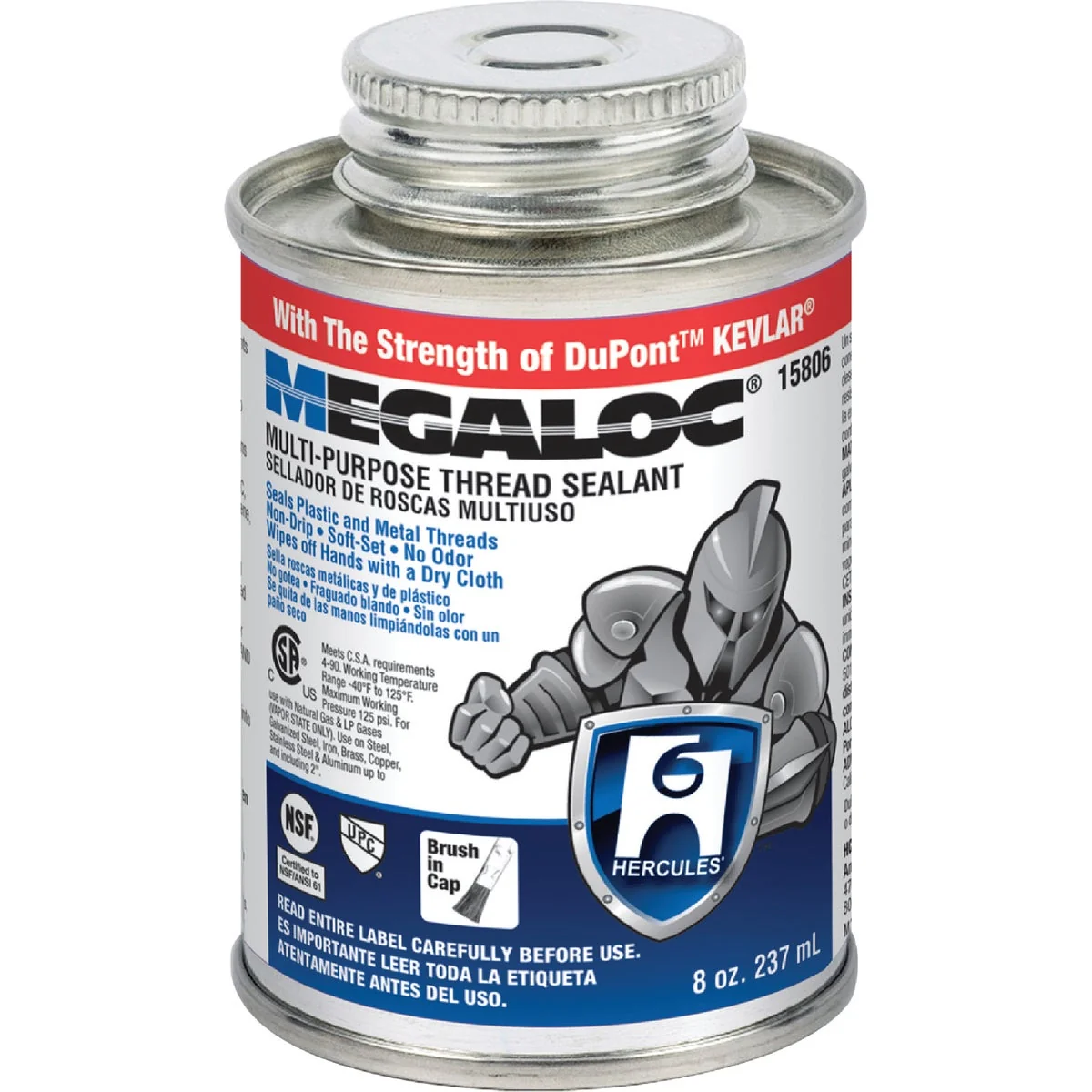 Outstanding Hercules Megaloc 8 Fl. Oz. Blue Thread Sealant Efficient