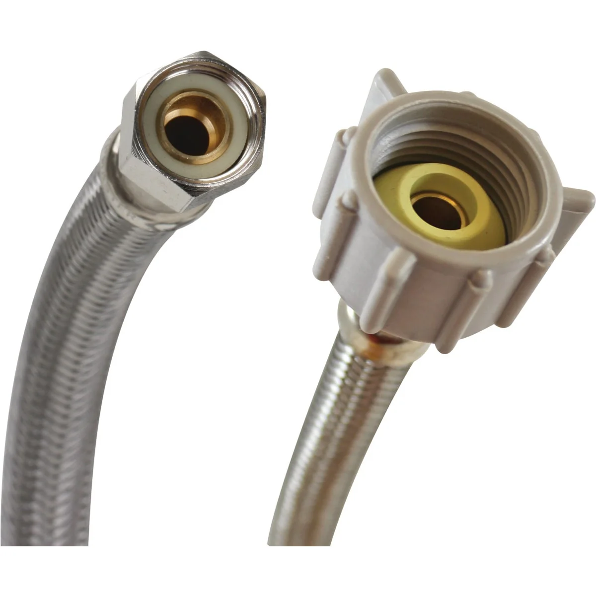 Specialty Fluidmaster 3 8 In. Comp x 7 8 In. Ballcock x 12 In. L Braided Stainless Steel Toilet Connector Unique