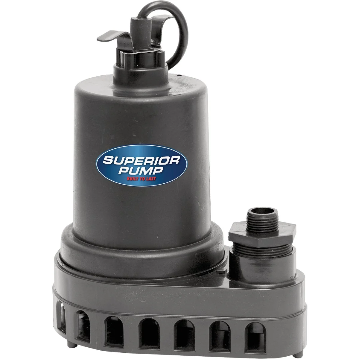 Lightweight Superior Pump 1 2 HP 3300 GPH Thermoplastic Submersible Utility Pump High-Performance