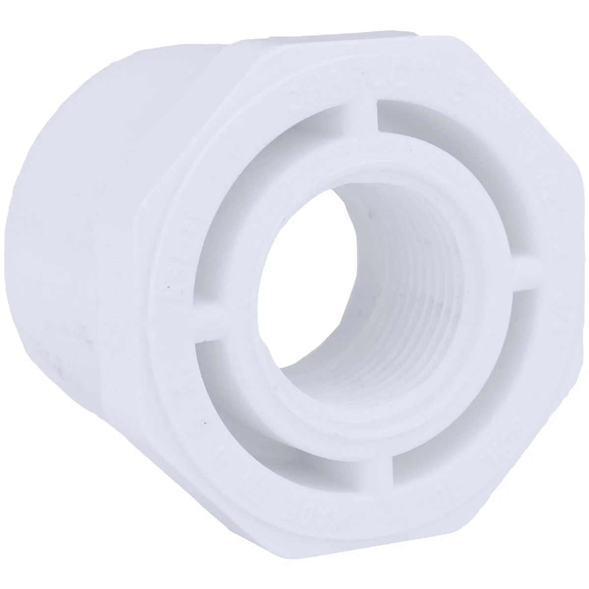 Natural Charlotte Pipe 1-1 2 In. SPG x 3 4 In. FPT Schedule 40 PVC Bushing Luxury